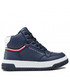 Trzewiki dziecięce Tommy Hilfiger Sneakersy  - High Top Lace-Uo Sneaker T3B9-32482-1355 M Blue/White X007