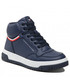 Trzewiki dziecięce Tommy Hilfiger Sneakersy  - High Top Lace-Up Sneaker T3B9-32482-1355 S Blue/White X007