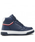 Trzewiki dziecięce Tommy Hilfiger Sneakersy  - High Top Lace-Up Sneaker T3B9-32482-1355 S Blue/White X007