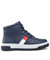 Trzewiki dziecięce Tommy Hilfiger Sneakersy  - High Top Lace-Up Sneaker T3B9-32485-1351 S Blue 800
