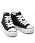 Trzewiki dziecięce Tommy Hilfiger Trampki  - High Top Lace-Up Sneaker T3A4-32119-0890 Black 999