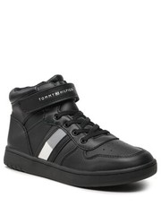 Trzewiki dziecięce Sneakersy Tommy hilfiger - High Top Lace-Up T3B9-32476-1351999 D Black 999 - eobuwie.pl Tommy Hilfiger