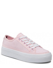 Sneakersy Sneakersy  - Essential Stripe Sneaker FW0FW06530  Pastel Pink TPD - eobuwie.pl Tommy Hilfiger