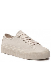Sneakersy Sneakersy  - Essential Th Leather Sneaker FW0FW06556 Feather White AF4 - eobuwie.pl Tommy Hilfiger