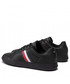 Mokasyny męskie Tommy Hilfiger Sneakersy  - Corporate Cup Leather Stripes FM0FM04275 Black BDS