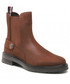 Sztyblety Tommy Hilfiger Sztyblety  - Th Coin Flat Boot FW0FW06742 Truffle Brown GT7