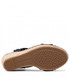 Sandały Tommy Hilfiger Espadryle  - Shiny Touches High Wedge Sandal FW0FW06180 Black BDS
