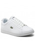 Mokasyny męskie Lacoste Sneakersy  - Carinaby Evo 0121 2 Sma 7-42SMA0005147 Wht/Blk