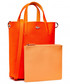 Torebka Lacoste Torebka  - Vertical Shopping Bag NF2991AA Flame Pumpkin J19