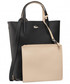 Torebka Lacoste Torebka  - Vertical Shopping Bag NF2991AA Black. Warm Sand A91