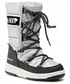 Trapery dziecięce Moon Boot Śniegowce  - Jr G.Quilted Wp 34051400006 M Silver/Black