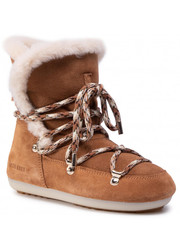 Śniegowce Śniegowce  - Dk Side High Shearling 24300100001  Whisky/Off White - eobuwie.pl Moon Boot