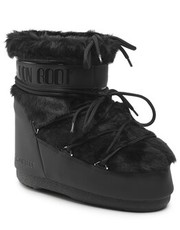 Śniegowce Śniegowce  - Icon Low Faux Fur 14093900001 Black - eobuwie.pl Moon Boot