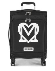 Torba podróżna /walizka Mała Materiałowa Walizka  - JC5101PP0FKX000A Nero - eobuwie.pl Love Moschino