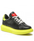 Sneakersy Love Moschino Sneakersy  - JA15044G1FIA400A Vit.Nero/Fluo Gial