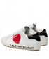 Sneakersy Love Moschino Sneakersy  - JA15162G1FIA110A Bianco/Nero