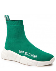 Sneakersy Sneakersy  - JA15343G1FIZ4850 Verde/Bian - eobuwie.pl Love Moschino