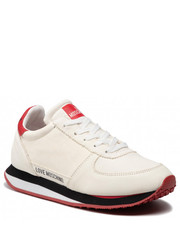 Sneakersy Sneakersy  - JA15332G1EIE0100 Bianco - eobuwie.pl Love Moschino