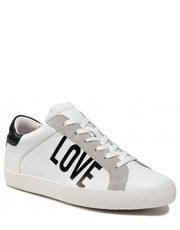Sneakersy Sneakersy  - JA15532G0EIAB10B Bianco/Nero - eobuwie.pl Love Moschino