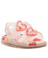 Sandały dziecięce Melissa Sandały  - Mini  Wide Sandal + Cap 33652 Pink/Red AD669