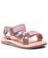 Sandały dziecięce Melissa Sandały  - Mini  Papete Rider I Pink/Clear Glitter Pink 54035