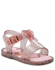 Sandały dziecięce Sandały  - Mini  Mar Sandal Jelly 33545  Glitter Pink AB601 - eobuwie.pl Melissa