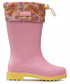 Kalosze dziecięce Melissa Kalosze  - Mini  Rain Boot III Inf 33616 Pink/Yellow AB198