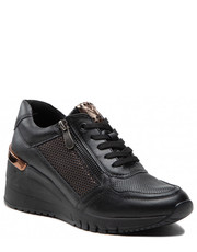 Sneakersy Sneakersy  - 2-23743-29 Black/Copper 071 - eobuwie.pl Marco Tozzi