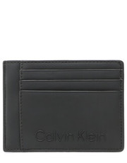 Etui pokrowiec saszetka Etui na karty kredytowe - Rubberized Id Cardholder K50K509602 Ck Black BAX - eobuwie.pl Calvin Klein 