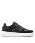 Półbuty męskie Calvin Klein  Sneakersy - Low Top Lace Up Unlined YM0YM00554 Black/White 0GK