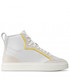 Półbuty męskie Calvin Klein  Sneakersy - High Top Lace Up Perf HM0HM00338 Bright White YAF