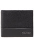 Portfel Calvin Klein  Mały Portfel Męski - Subtle Mix Bifold 6Cc W/Bill K50K509182 Ck Black BAX