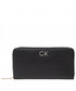 Portfel Calvin Klein  Duży Portfel Damski - Re-Lock Slim Z/A Wallet Lg Pbl K60K609482 Ck Black BAX