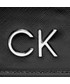 Listonoszka Calvin Klein  Torebka - Re-Lock Dbl Xbody W/Flap Saff K60K609861 Ck Black BAX
