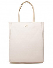 Shopper bag Torebka - Re-Lock Ns Shopper Jacquard K60K609688 Sand - eobuwie.pl Calvin Klein 