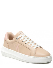 Sneakersy Sneakersy - Chunky Cupsole Laceup Low Ess YW0YW00807 Tuscan Beige/Pink Blush 0GD - eobuwie.pl Calvin Klein 