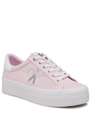 Sneakersy Sneakersy - Vulcanized Flatform Laceup Ny YW0YW00067 Pearly Pink TN9 - eobuwie.pl Calvin Klein 