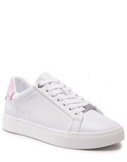 Sneakersy Sneakersy - Cupsole Lace Up HW0HW00841 White/Sping Rose 0LB - eobuwie.pl Calvin Klein 