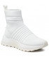 Sneakersy Calvin Klein  Sneakersy - Knit Sock Boot HW0HW00673 Ck White YAF