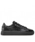 Mokasyny męskie Calvin Klein  Sneakersy - Low Top Lace Up W/ Zip Mono HM0HM00282 Black Mono 0GL