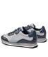 Mokasyny męskie Calvin Klein  Sneakersy - Lop Top Lace Up Heat Bond HM0HM00551 Gry Fog/Calvin Navy 0IM