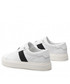 Mokasyny męskie Calvin Klein  Sneakersy - Low Top Lace Up Web HM0HM00621 White/Black