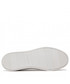 Mokasyny męskie Calvin Klein  Sneakersy - Low Top Lace Up HM0HM00824 White/Silver 0K6