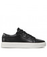 Mokasyny męskie Calvin Klein  Sneakersy - Low Top Lace Up W/Zip HM0HM00311 Ck Black BEH