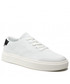 Mokasyny męskie Calvin Klein  Sneakersy - Low Top Lace Up Knit HM0HM00350 Bright White YAF