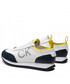 Mokasyny męskie Calvin Klein  Sneakersy - Low Top Lace Up Neo Mix HM0HM00473 Navy/White/Magnetic Yellow 0GB