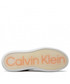 Mokasyny męskie Calvin Klein  Sneakersy - Low Top Lace Up Cv Mix Pd HM0HM00540 Bleached Stone/Delta Green 0HM