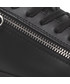 Mokasyny męskie Calvin Klein  Sneakersy - Low Top Lace Up HM0HM00477 Triple Black 00U