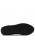 Mokasyny męskie Calvin Klein  Sneakersy - Low Top Lace Up Lth Mono HM0HM00537 Black Mono