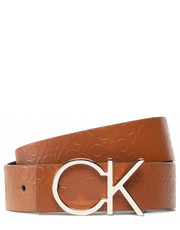 Pasek Pasek Damski - Re-Lock Ck Rev Belt 30mm K60K610156 Cognac/Brown Mono 0HF - eobuwie.pl Calvin Klein 